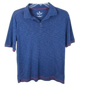 Nat Nast Luxury Originals Short‎ Sleeve Polo Shirt Men's Large Blue Casual